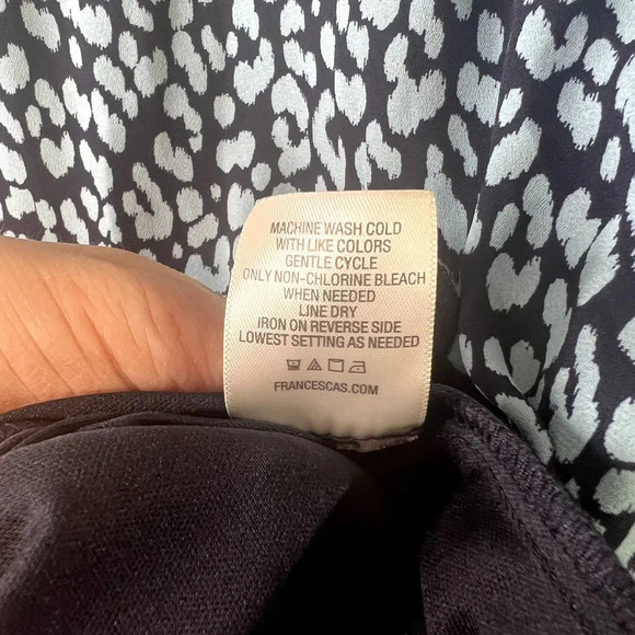 Mi Ami Blue Animal Print Fit & Flare Dress Size XS - Picture 12 of 13